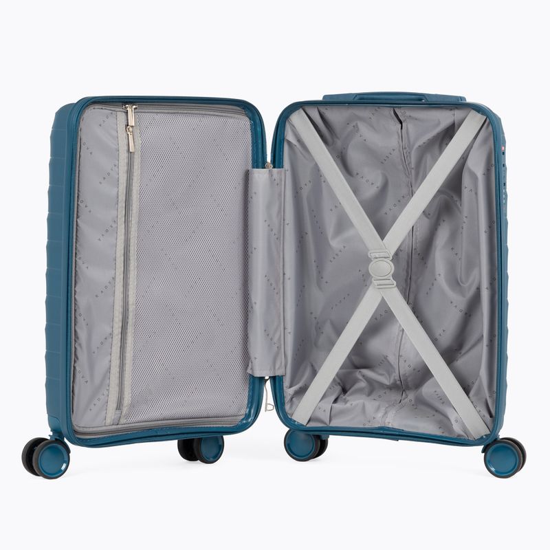 KADVA Sancho 38L Cabin Travel Suitcase Blue 6