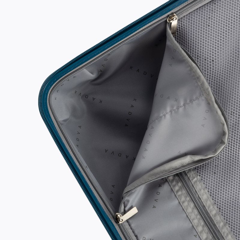 KADVA Sancho 38L Cabin Travel Suitcase Blue 7