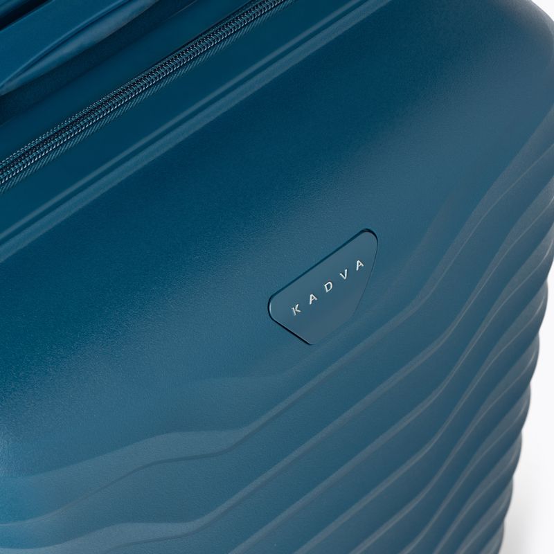 KADVA Sancho 38L Cabin Travel Suitcase Blue 10