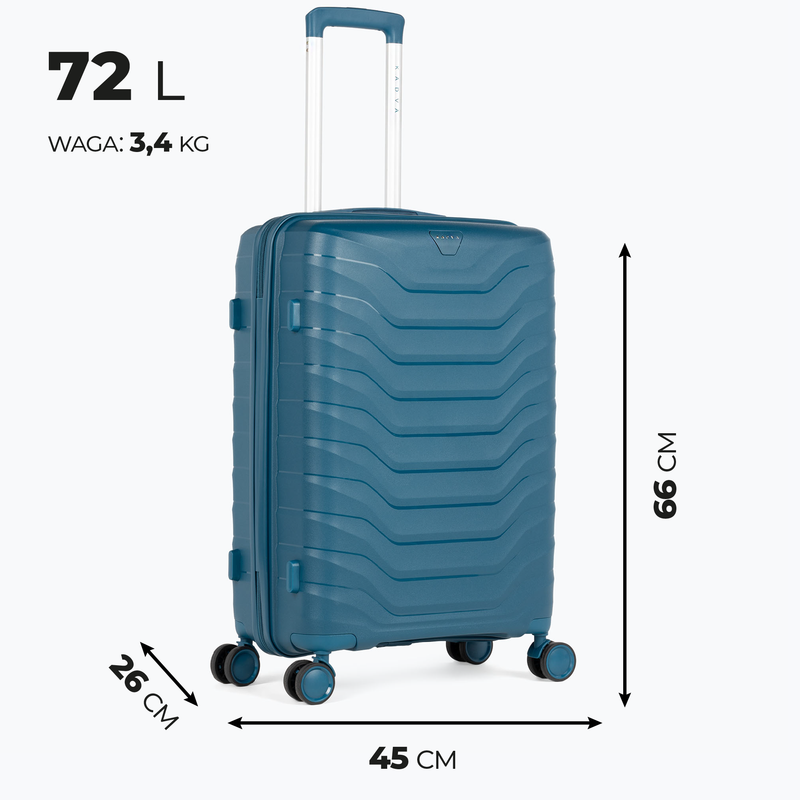 KADVA Sancho 72 l travel case blue 3