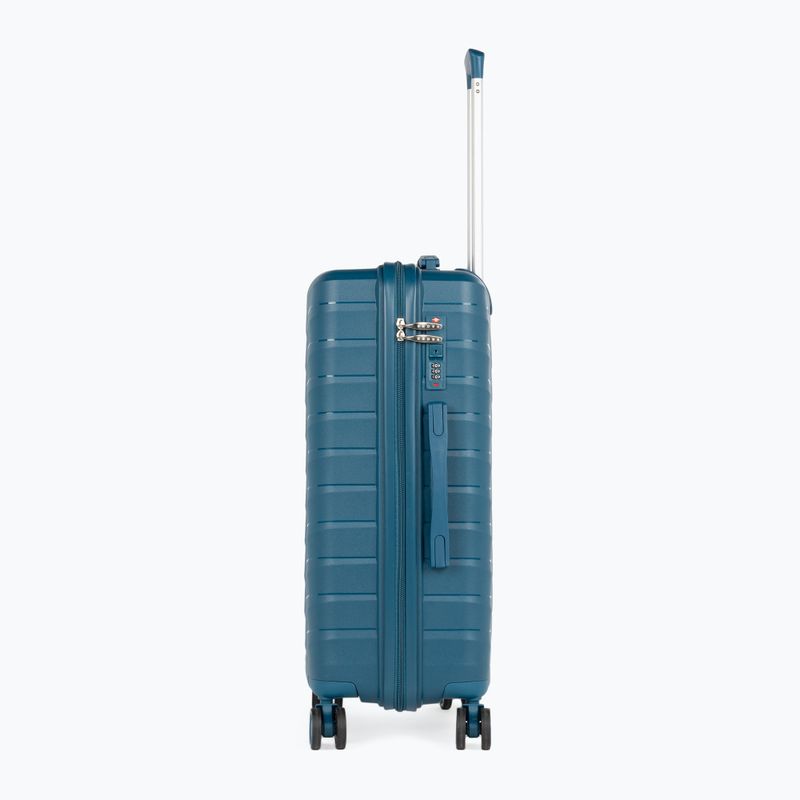 Medium travel suitcase KADVA Sancho 72 l blue 4