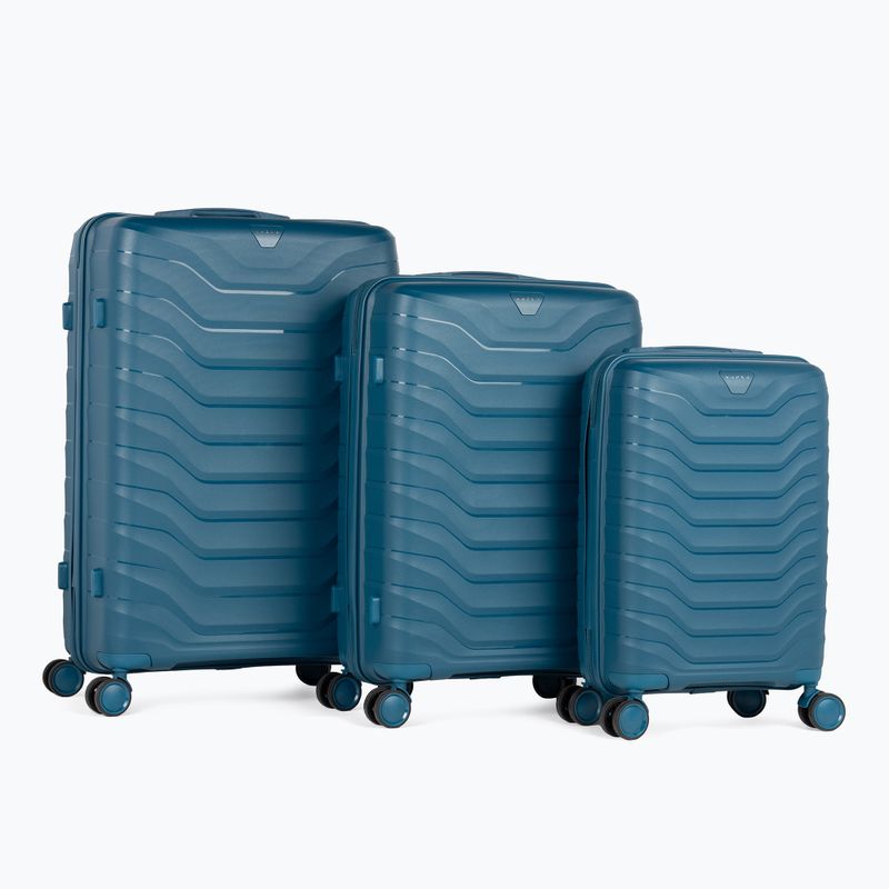 KADVA Sancho 38L Cabin Travel Suitcase Blue 12