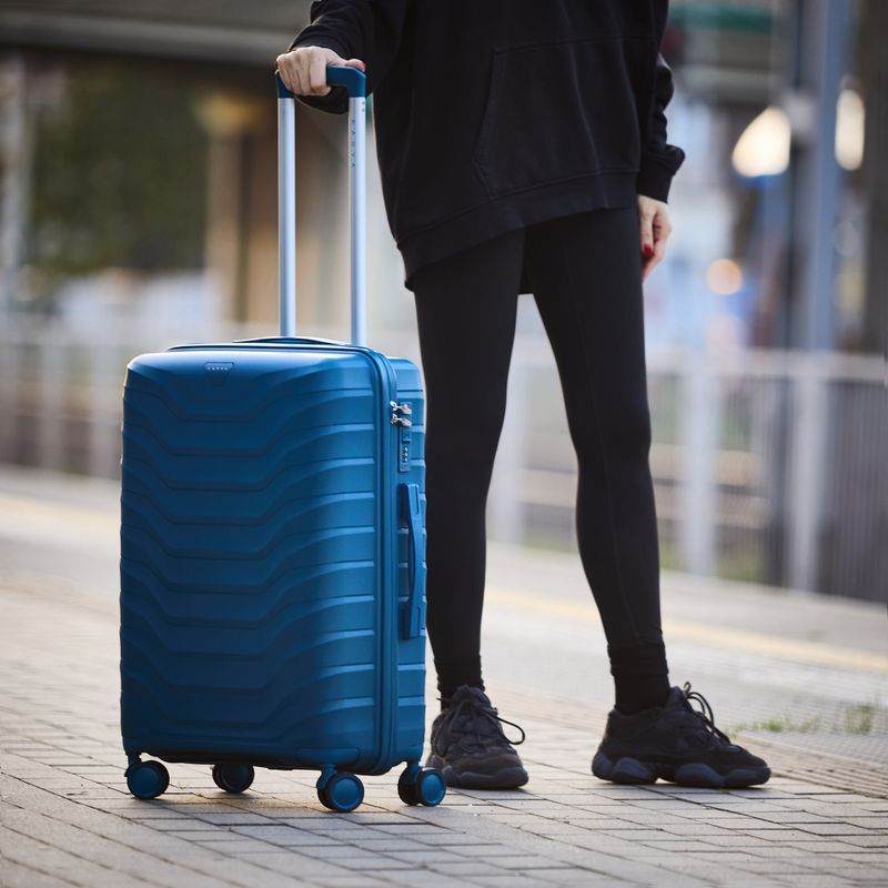 Medium travel suitcase KADVA Sancho 72 l blue 14