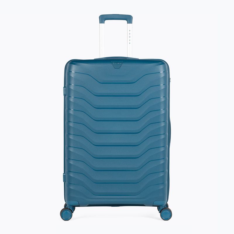 Large travel suitcase KADVA Sancho 113 l blue