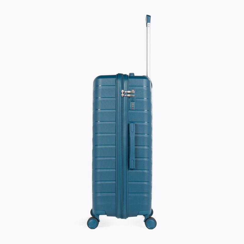 Large travel suitcase KADVA Sancho 113 l blue 4