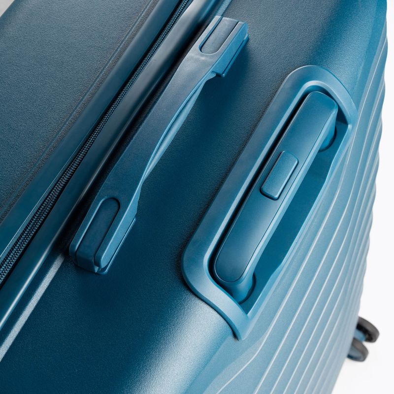 Large travel suitcase KADVA Sancho 113 l blue 9