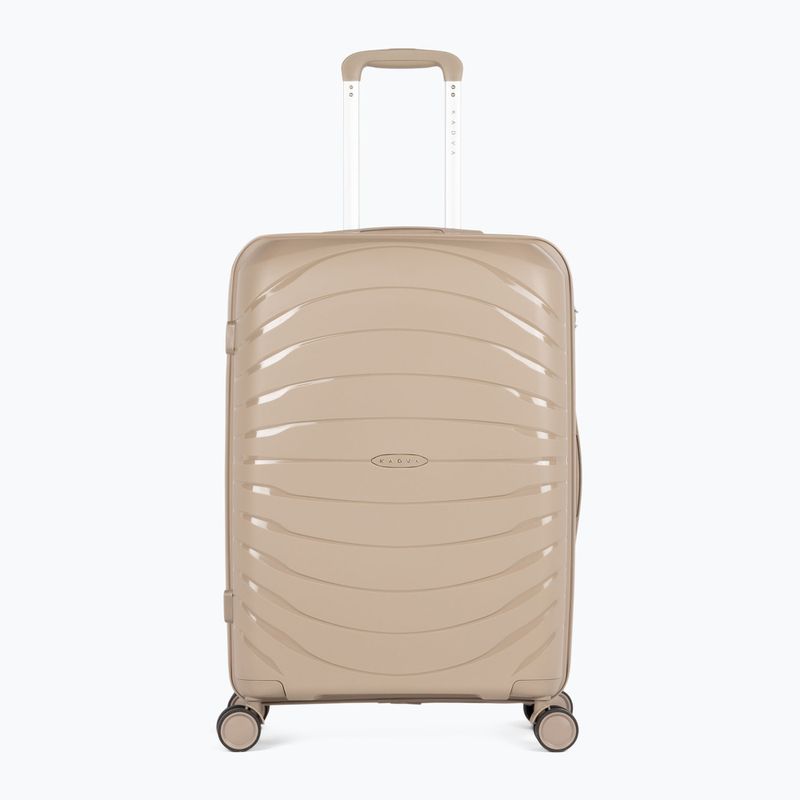 Medium travel suitcase KADVA Brava 78 l beige