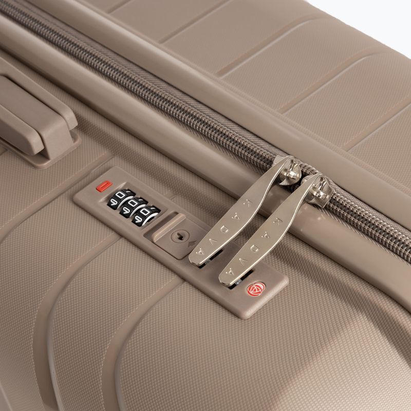 Medium travel suitcase KADVA Brava 78 l beige 10