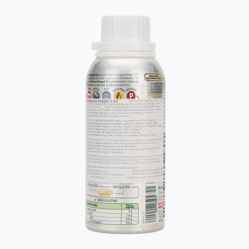 Enervit Enerzona Omega 3 RX fatty acids 85 capsules 2