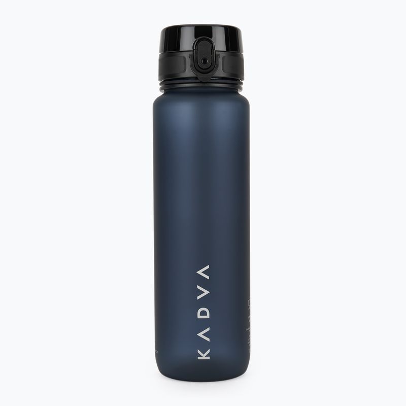 KADVA GlideCap 1000 ml Navy Blue Water Bottle 2
