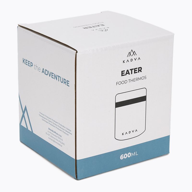 KADVA Eater insulated lunch container 600ml black 6