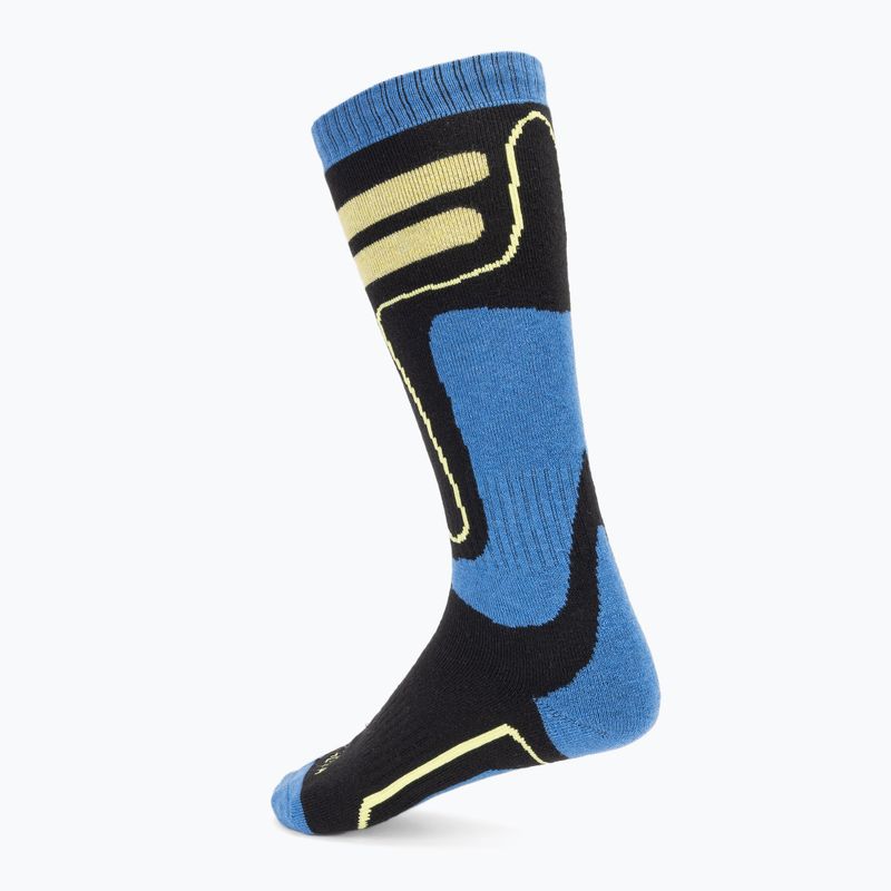 Children's Ski Socks KADVA Woolan Jrb Black/Blue 4
