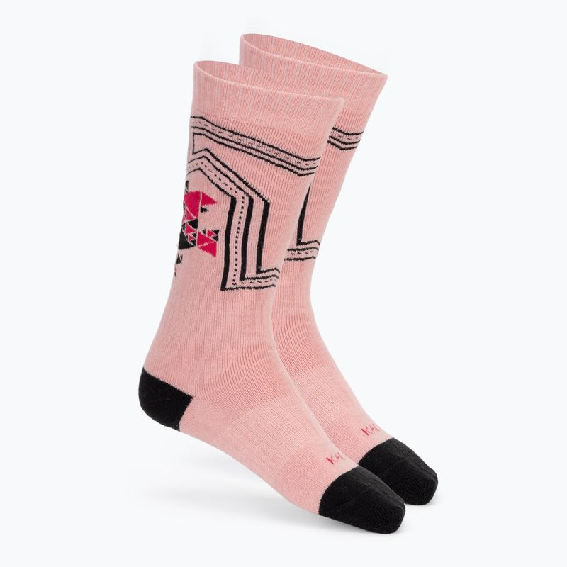 KADVA Skio Jrg children's ski socks pink