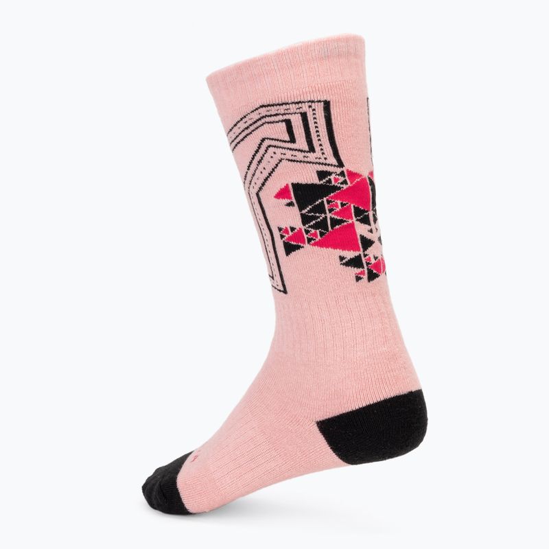 KADVA Skio Jrg children's ski socks pink 5