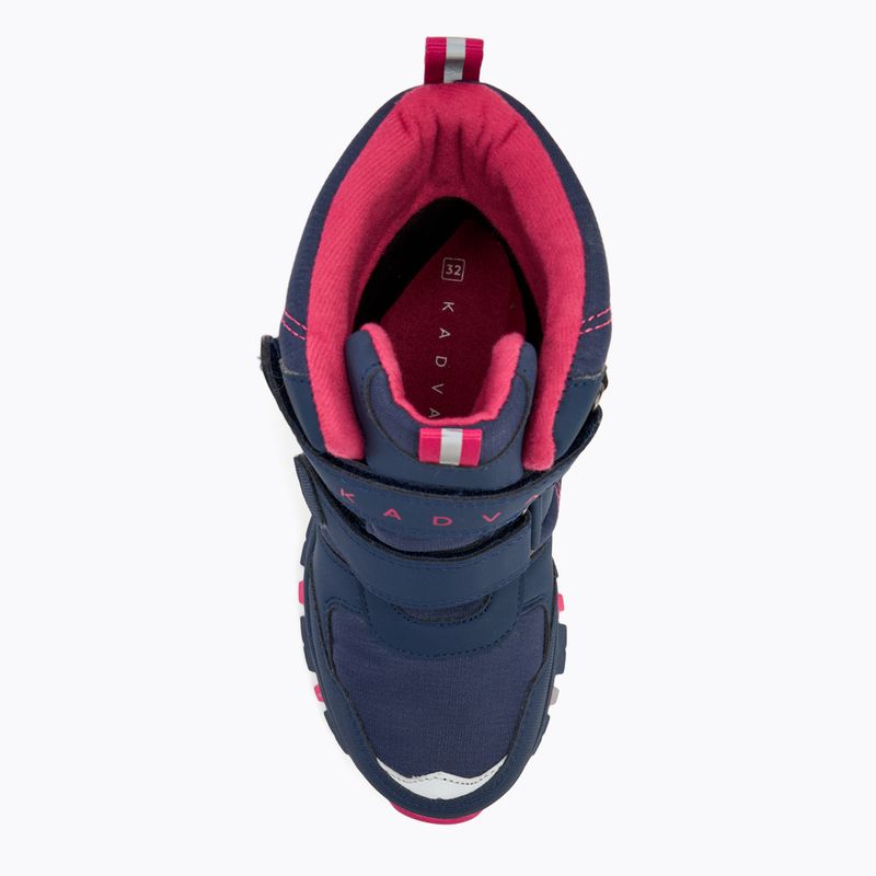 Children's snow boots KADVA Snowey Mid WaterProof navy/fuchsia 6