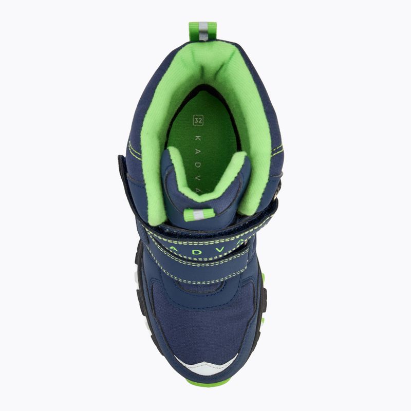 Children's snow boots KADVA Snowey Mid WaterProof navy/green 6