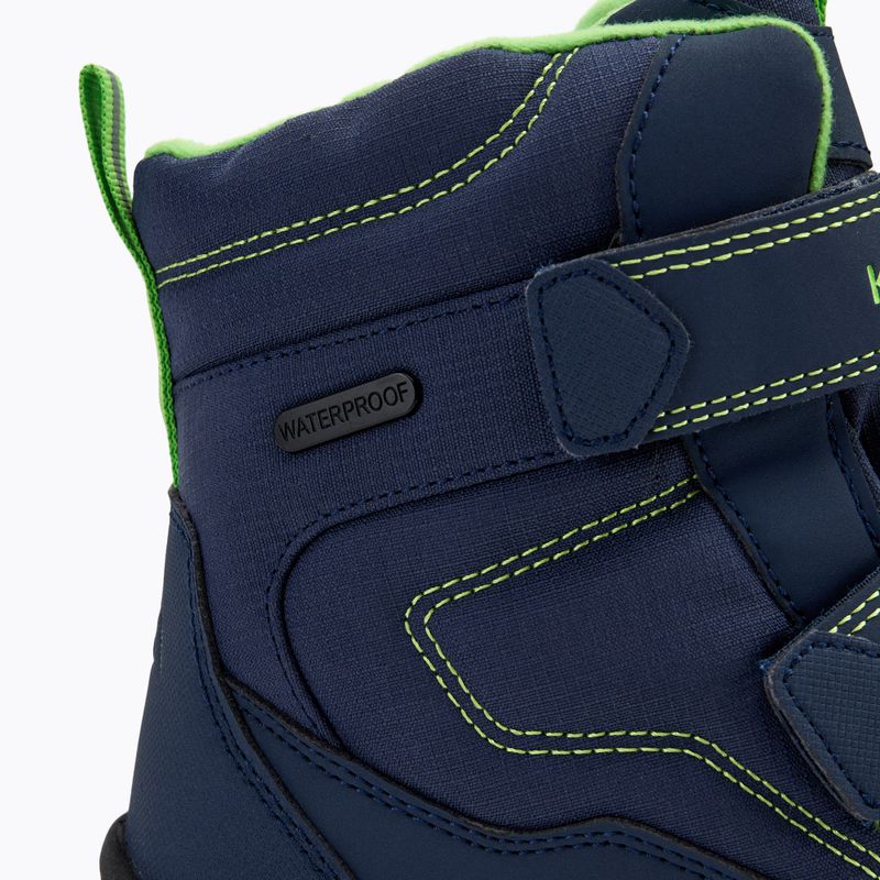 Children's snow boots KADVA Snowey Mid WaterProof navy/green 9