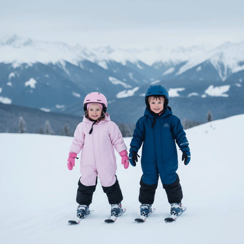 Children's ski suit KADVA Kiko navy blue 8