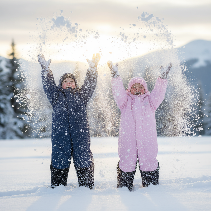 Children's ski suit KADVA Kiko pink 9