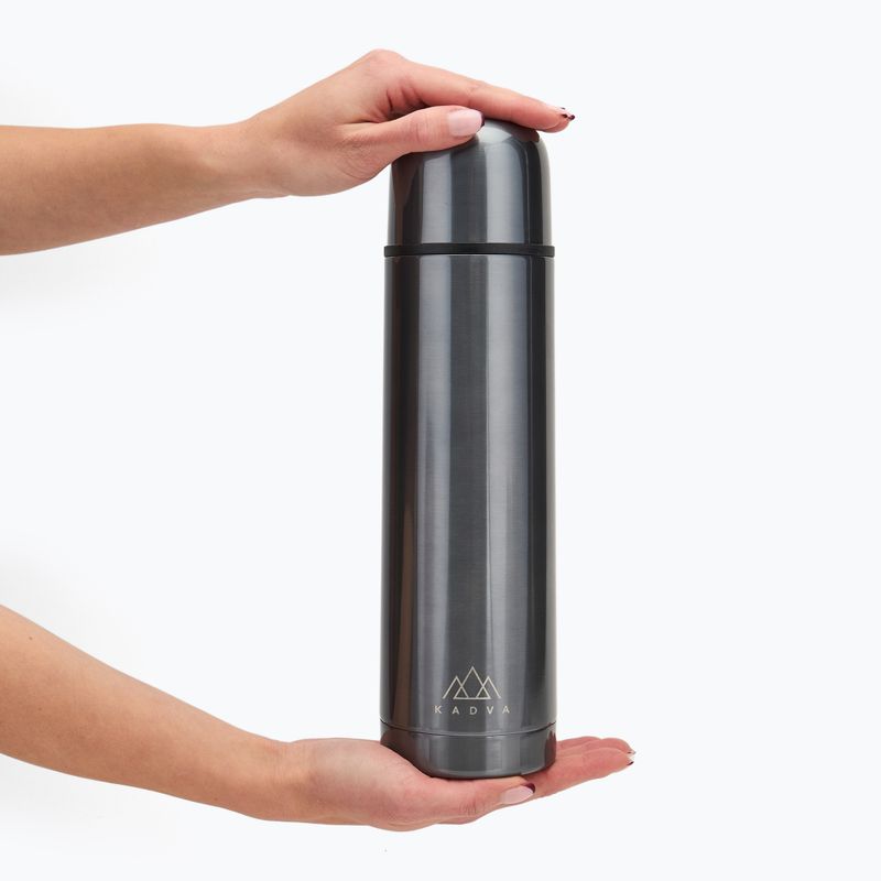 KADVA Vulcan Thermos 1000 ml silver 5