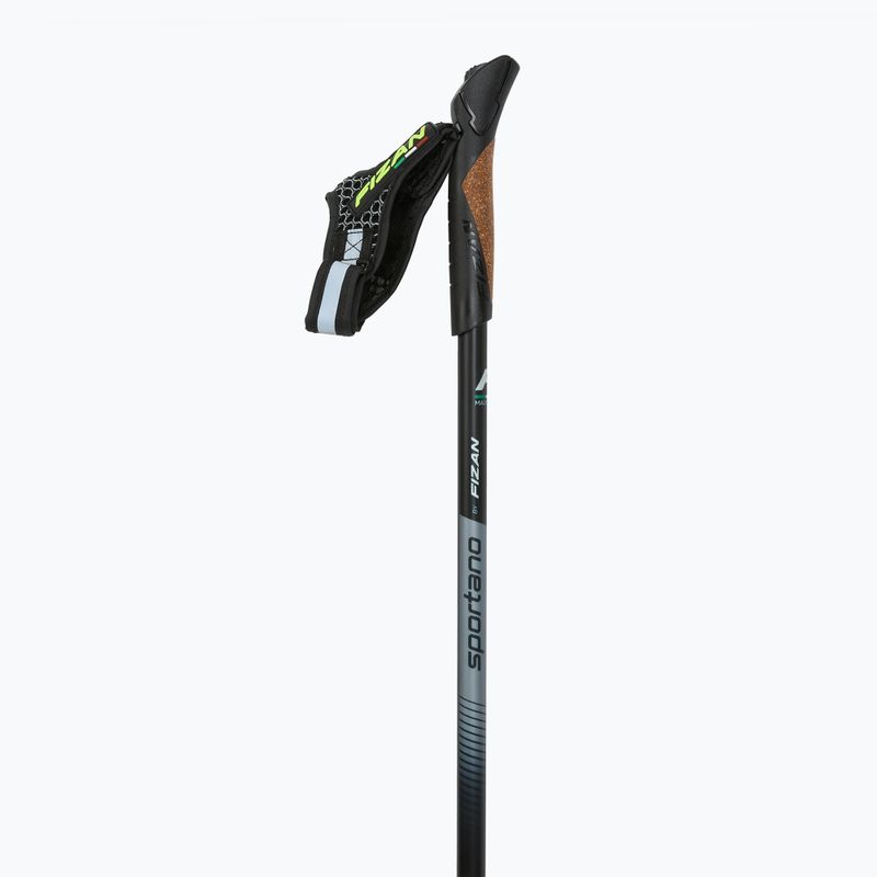 Fizan Smu Active black Nordic walking poles 2