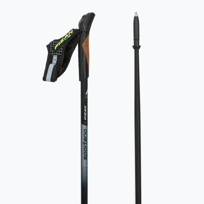 Fizan Smu Active black Nordic walking poles 3