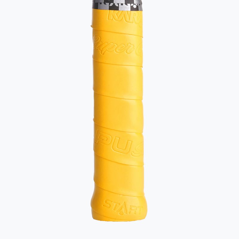 Squash racket wrap Karakal Pu Super Grip yellow 2