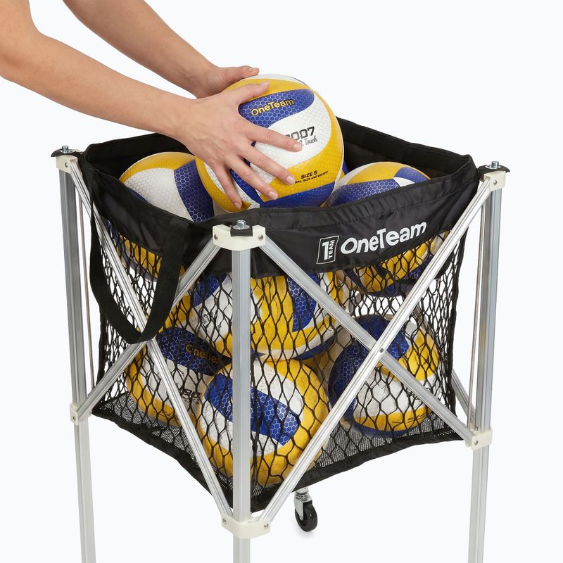 Volleyball trolley OneTeam Black slot 2