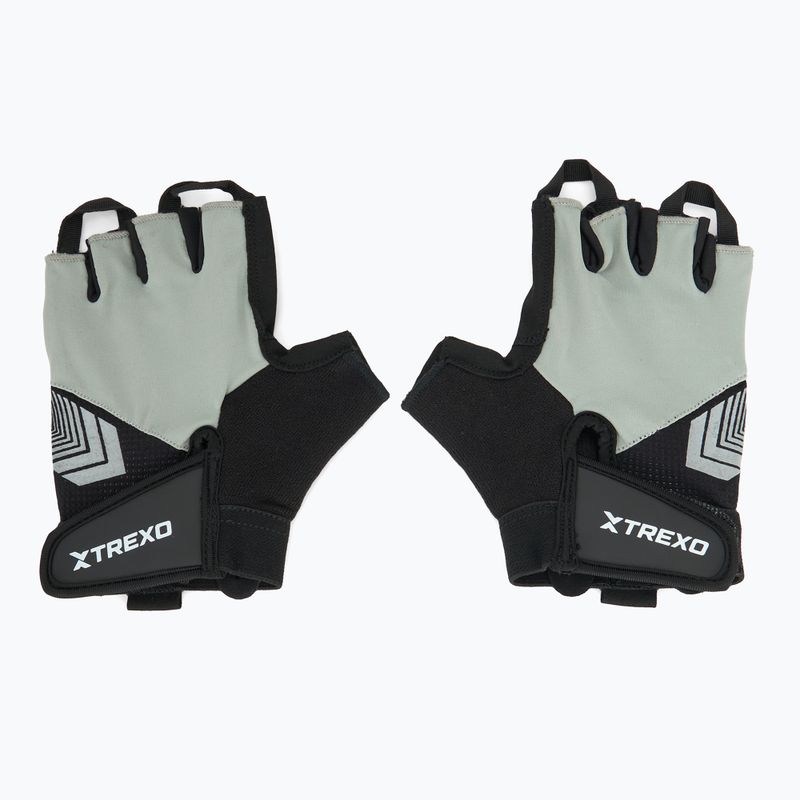 Gym gloves TREXO GG1 grey 2