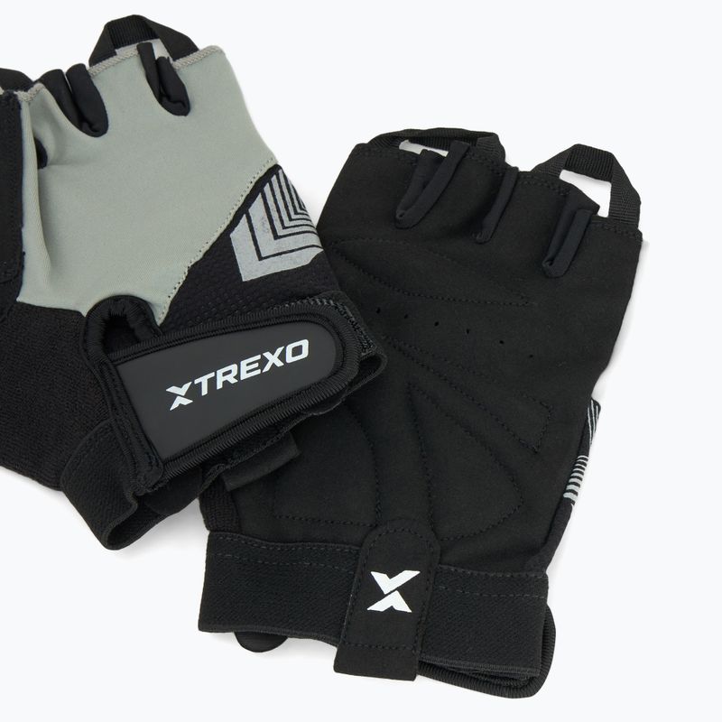 Gym gloves XTREXO GG1 grey 5