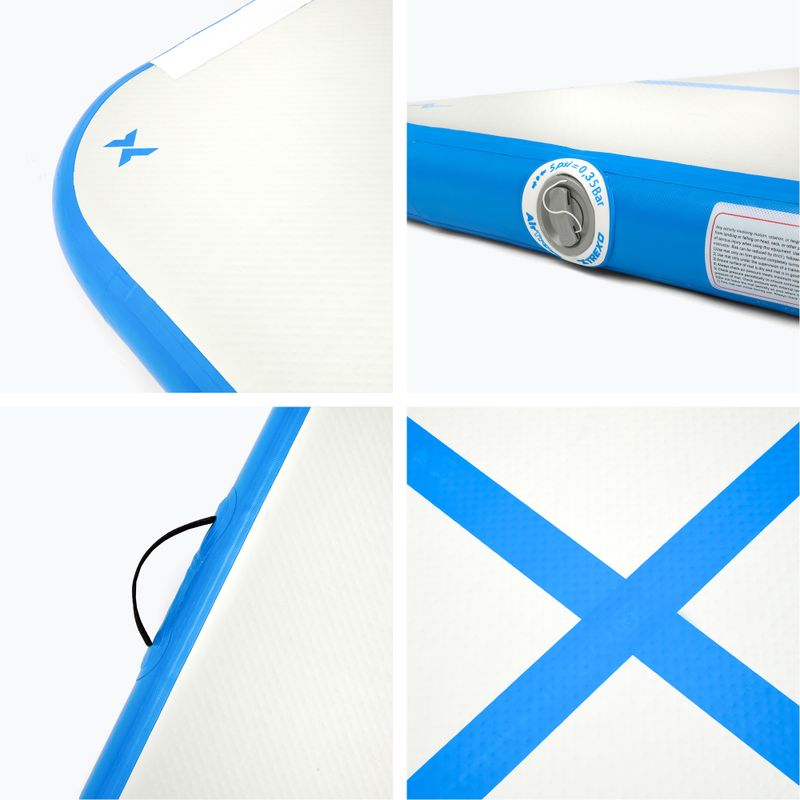 Gymnastics airtrack XTREXO 400 x 10 cm white 7