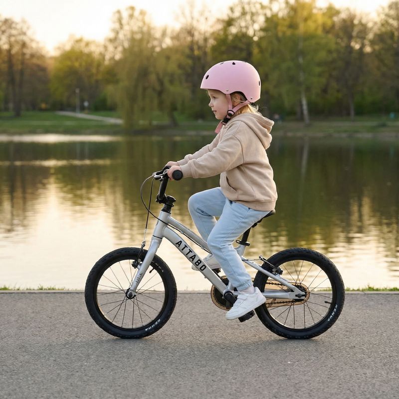 Children's bicycle ATTABO EASE 16" 7,3 kg silver 4