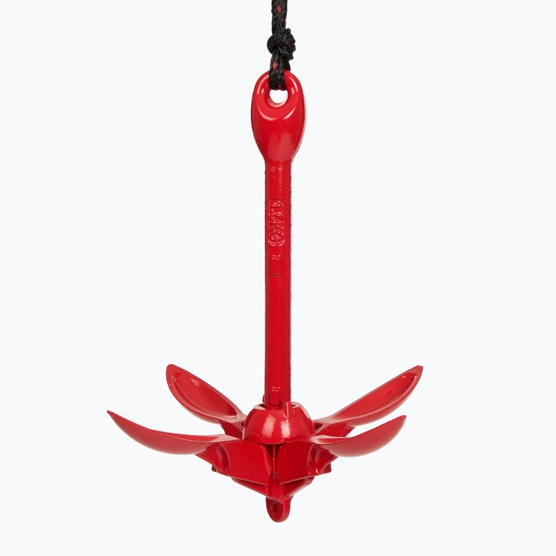 Anchor for jet ski, kayak/SUP AQUASTIC 1,5 kg 7,6 m red 3