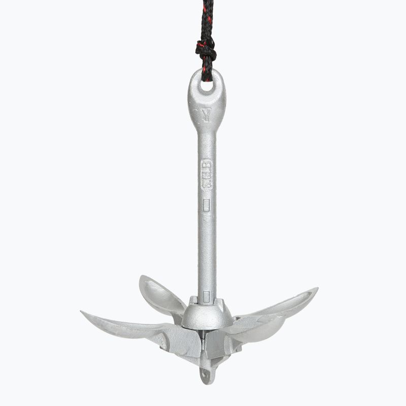 Anchor for jet ski, kayak/SUP AQUASTIC 1,5 kg 7,6 m silver 3