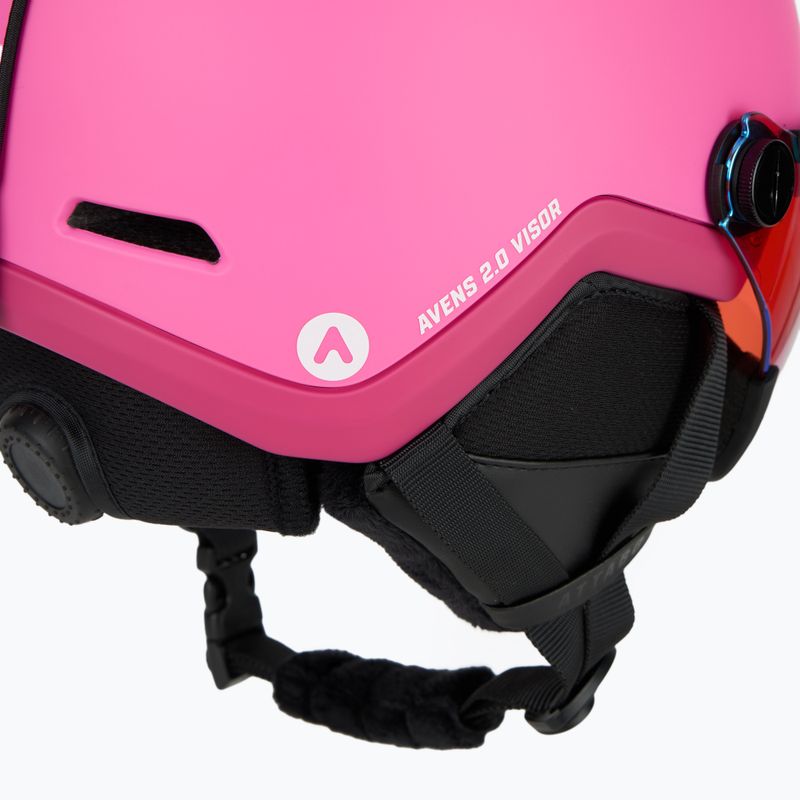 Children's ski helmet ATTABO Avens 2.0 Jr Visor pink 9