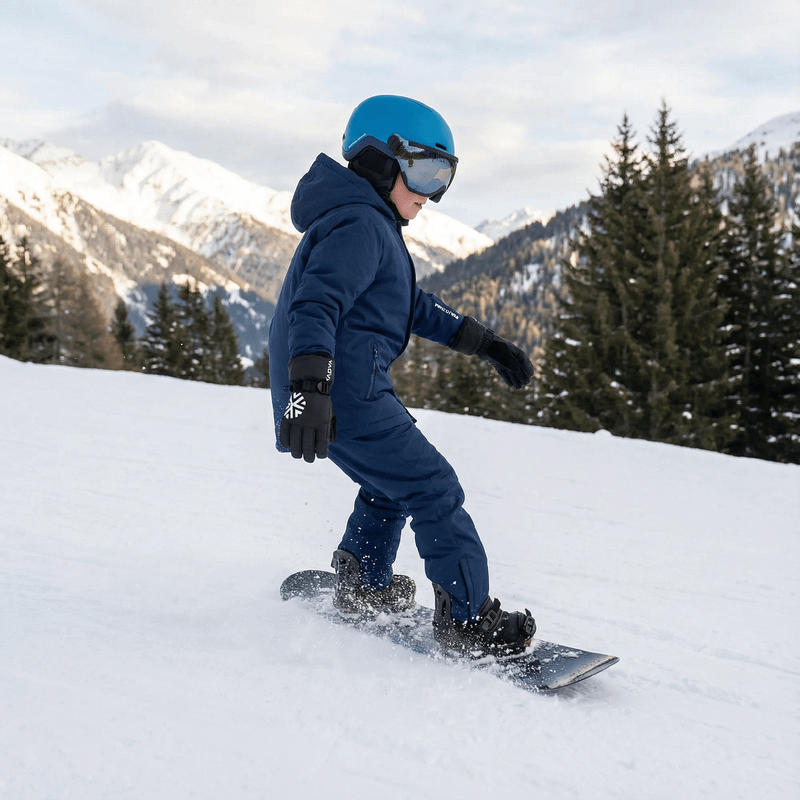 Children's ski helmet ATTABO Avens 2.0 Jr Visor blue 5