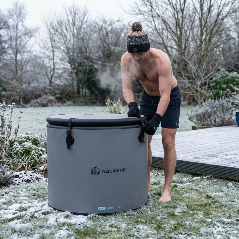 Ice bath AQUASTIC BrrFree 382 l dropstitch grey 6