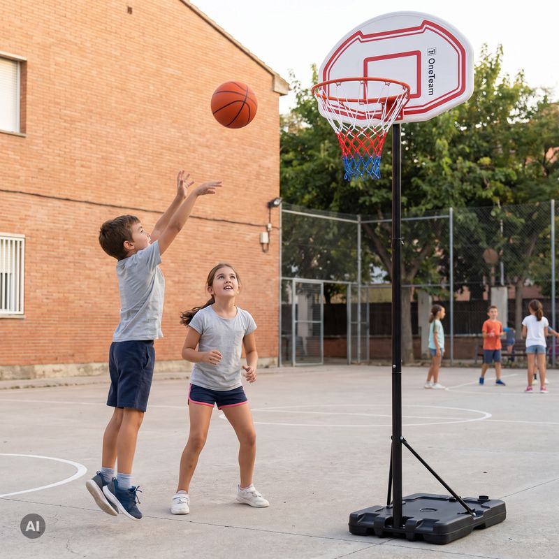 Children's basketball hoop OneTeam K01 with a black ball 2