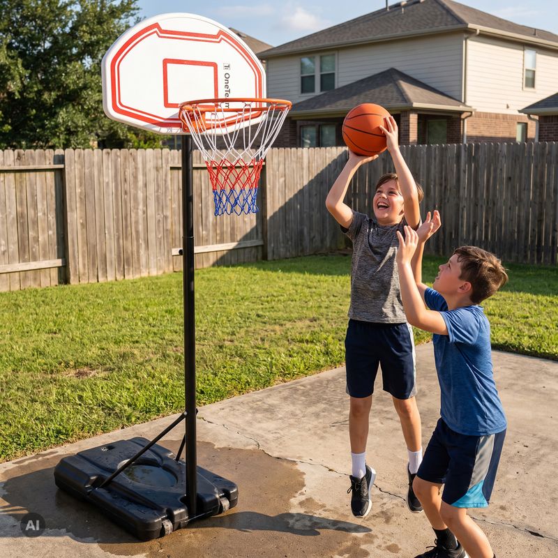 Children's basketball hoop OneTeam K01 with a black ball 4