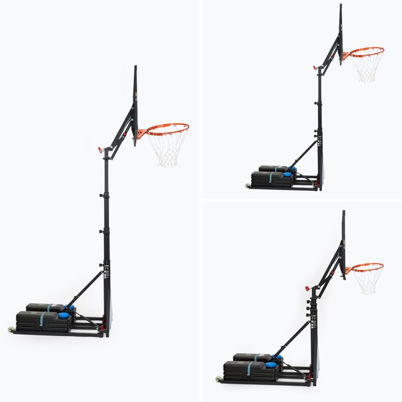 Basketball hoop Oneteam BH07 foldable black 23