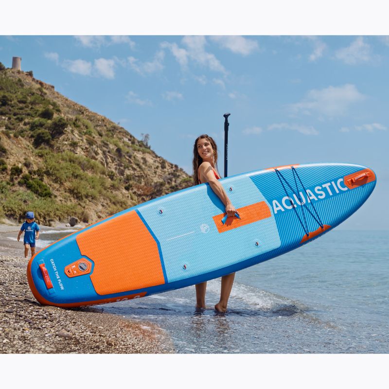 Inflatable board set SUP AQUASTIC Perth 10'8" all-round blue 21