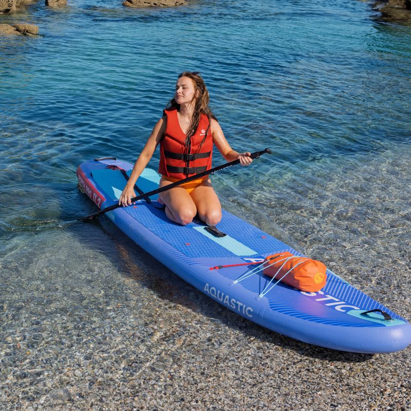 Inflatable board set SUP AQUASTIC Perth Pro 11'2" all-round blue 22