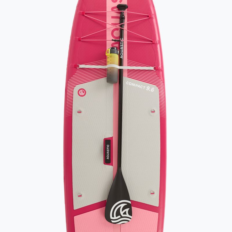 Inflatable board set SUP AQUASTIC Compact 9'6" pink 10