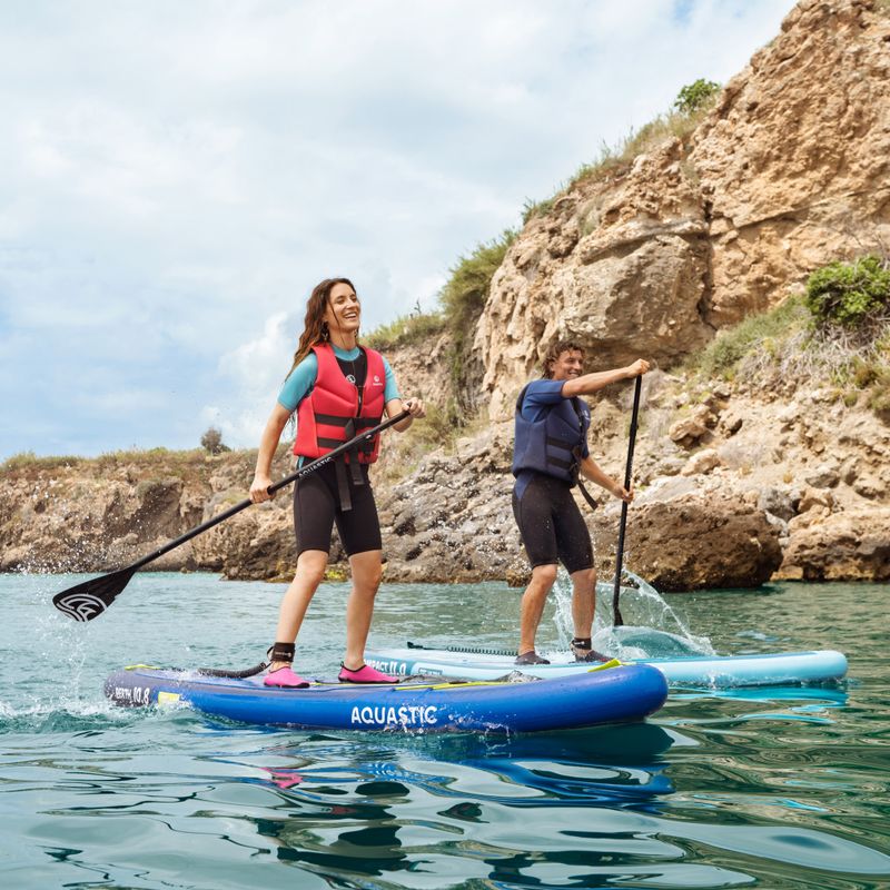 Inflatable board set SUP AQUASTIC Perth 10'8" allround dark blue 22