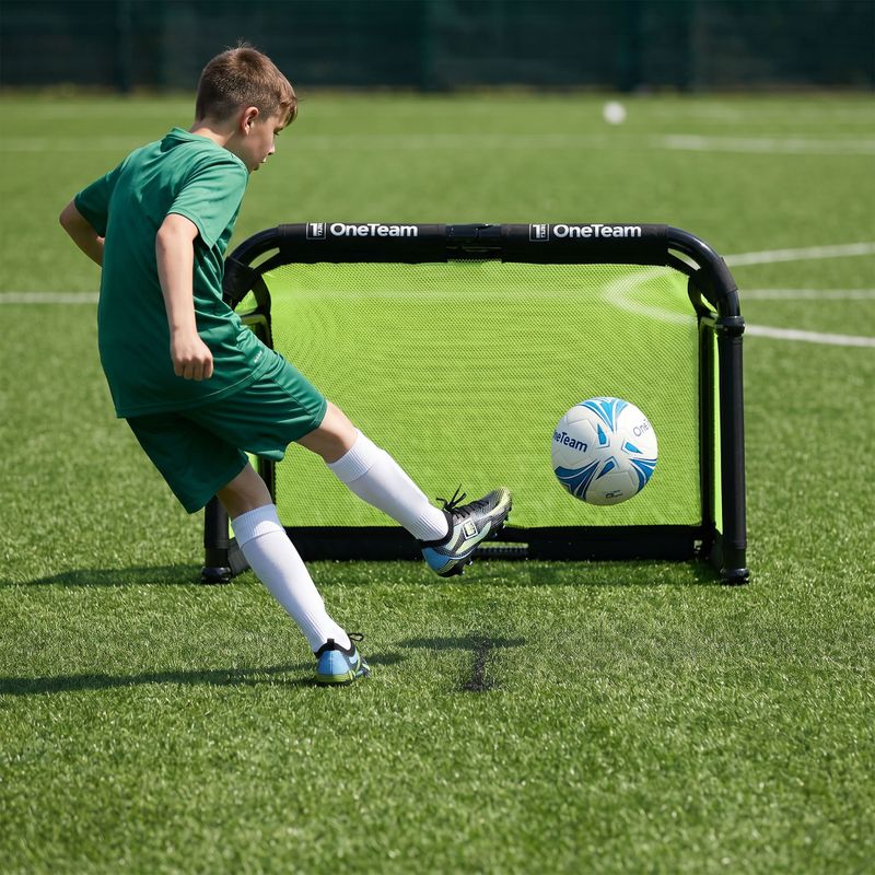 Football goal OneTeam Swiftgoal 120 x 70 cm black/green 3