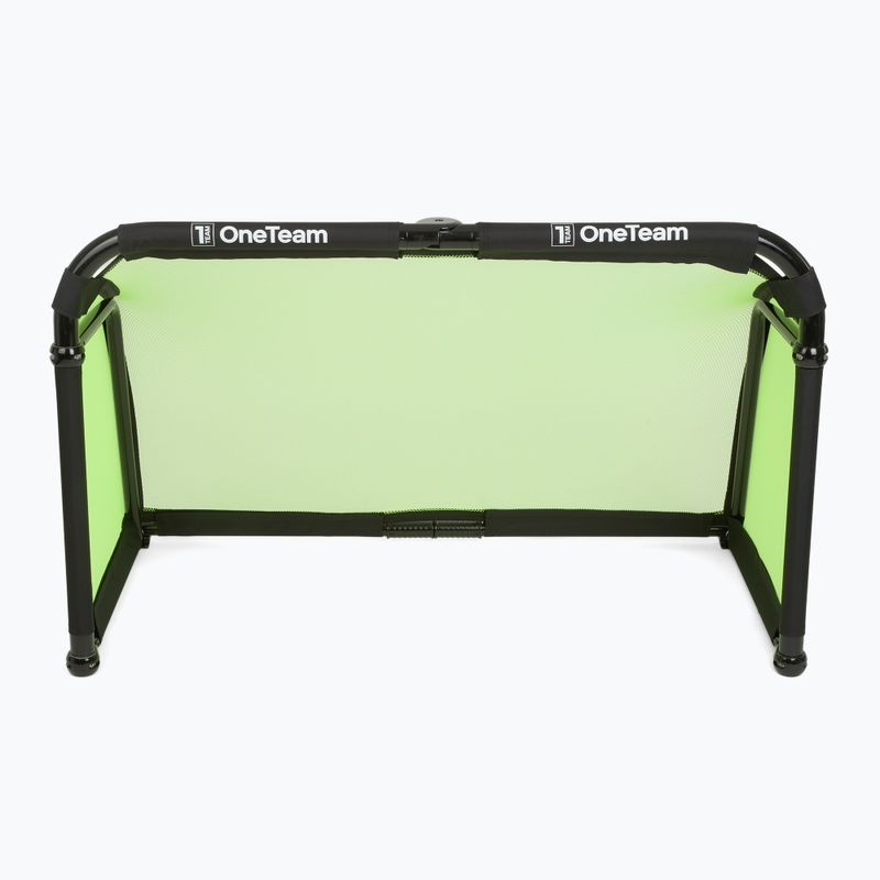 Football goal OneTeam SWIFTGOAL 150 x 90 cm foldable black/green 4