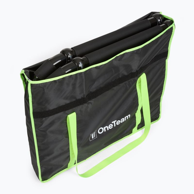 Goal carrying bag OneTeam Swiftgoal 120 x 70 cm black/green 7