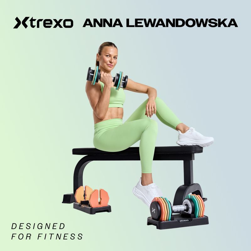 XTREXO B100 training bench black 2
