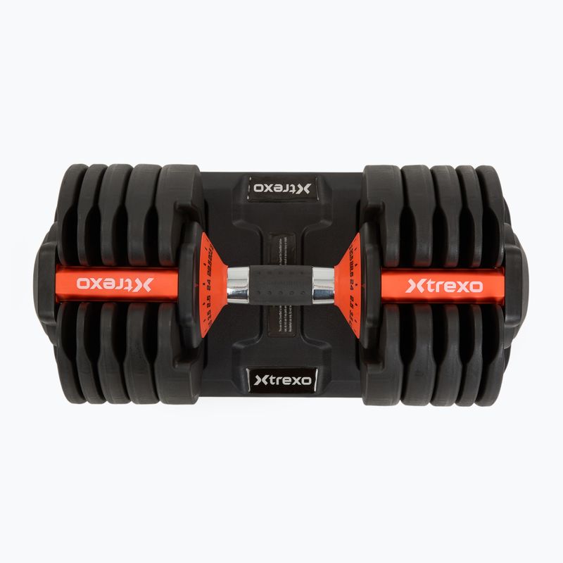 Adjustable dumbell XTREXO 24kg EVO black 3
