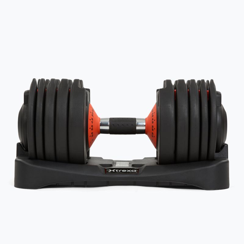 Adjustable dumbell XTREXO 24kg EVO black 4